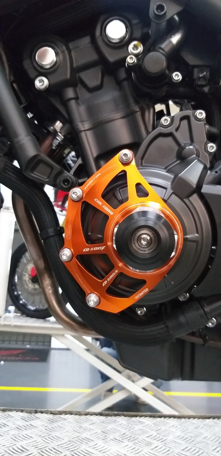 Procton Engine Cover Slider Case Protector - Left for Honda CB 500 F / X / CBR 500 R (2013-2018)