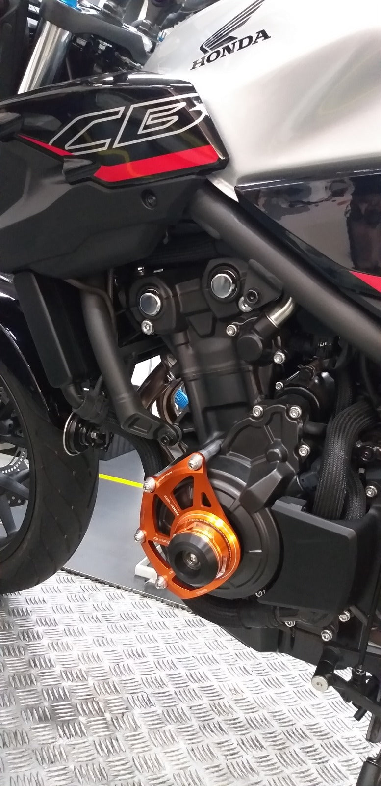 Procton Engine Cover Slider Case Protector - Left for Honda CB 500 F / X / CBR 500 R (2013-2018)