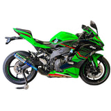 Titanium Muffler Titanium Slip-On Muffler (Blue) | High-Performance | Titanium Slip-On Exhaust | KAWASAKI ZX4R