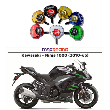 MaxRacing MAX20 Steering Damper - Kawasaki - Ninja 1000 (2010-up) Base Color: Black Regulator Color: Black