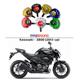 MaxRacing MAX20 Steering Damper - Kawasaki - Z800 (2013-up) Base Color: Black Regulator Color: Black