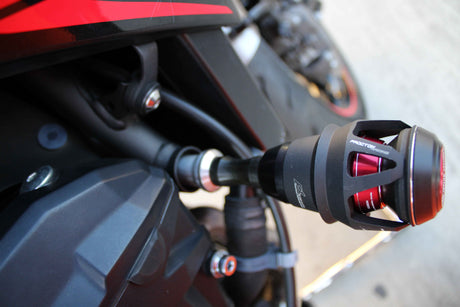Kawasaki - Z900 /SE/R/RS CAFE (2017-on) - Procton Racing Rotational Impact System – Frame Sliders F1