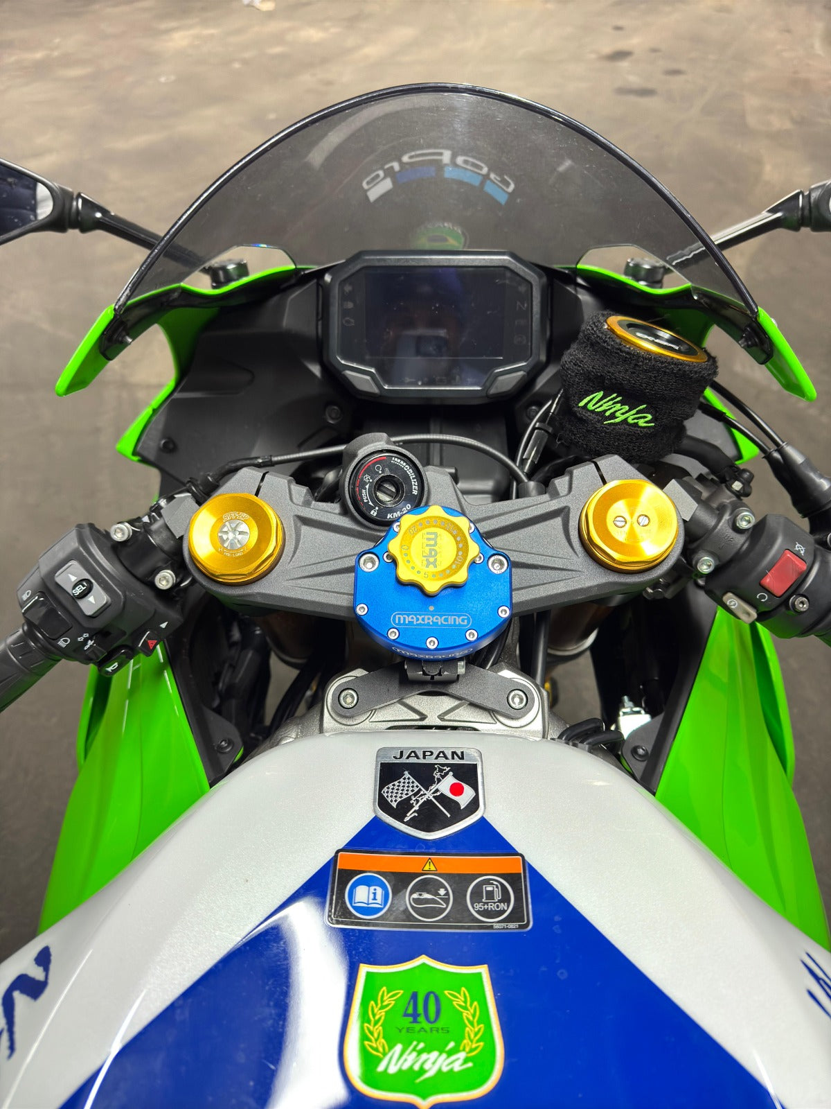 MaxRacing MAX20 Steering Damper - Kawasaki - ZX-6R 636 (2013-2026)