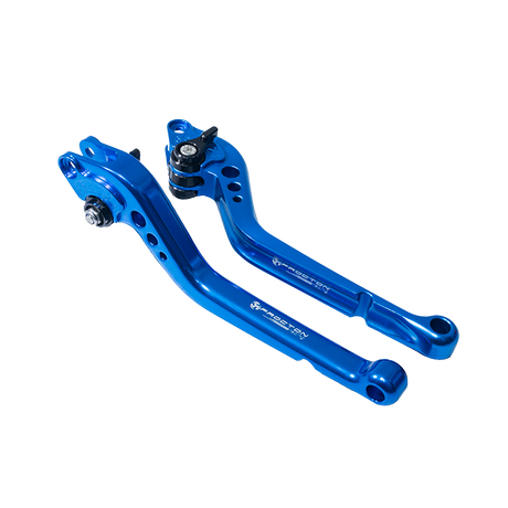 Procton Brake / Clutch Levers Set - Kawasaki - Z1000 (2017-2023) (F-88/K-750) Size: Long Lever Color: Blue