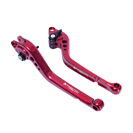 Procton Brake / Clutch Levers Set - Suzuki - GSX-R 1300 Hayabusa (2000-2020) 1st | 2nd Gen (F-14/S-14) Size: Long Lever Color: Red