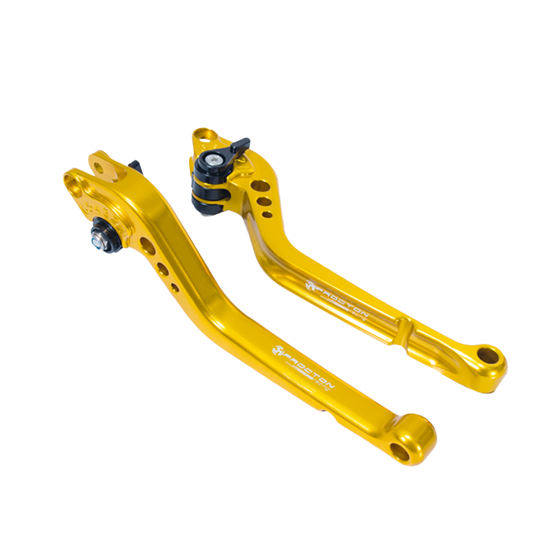 Procton Brake / Clutch Levers Set - Triumph - Trident 660 (2020-up) (F-14/T-333P) Size: Long Lever Color: Gold