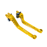Procton Brake / Clutch Levers Set - Honda - CBR 1000 RR (2017-up) (F-33/S58H) Size: Long Lever Color: Gold