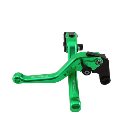 Procton Brake / Clutch Levers Set - Honda - CB 1000 R (2018-up) (F33/S58 or V4) Size: Short Lever Color: Green