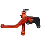 Procton Brake / Clutch Levers Set - Yamaha - Tracer 900 / GT (2018-2020) Size: Short Lever Color: Orange