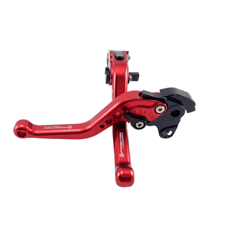 Procton Brake / Clutch Levers Set - Honda - CB 650 F/R | CBR 650 F/R (2014-up) (F-18/H-65) Size: Short Lever Color: Red