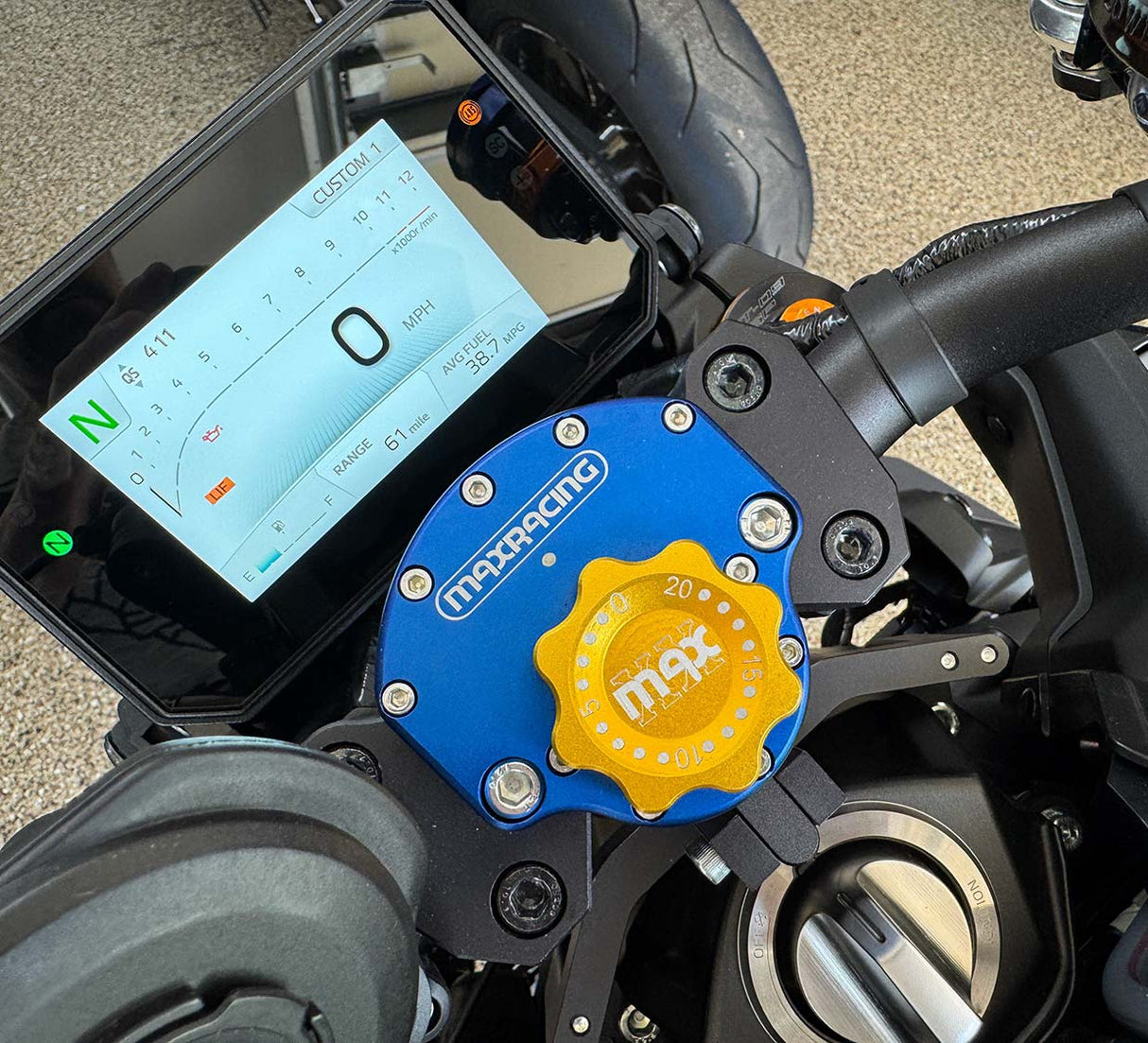 MaxRacing MAX20 Steering Damper - Yamaha - MT-09 / SP (2024-on)