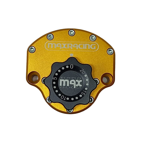 MaxRacing MAX20 Steering Damper - GAS GAS - EC 250 Base Color: Orange Regulator Color: Black