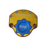 MaxRacing MAX20 Steering Damper - KTM - 350 EXC-F Base Color: Orange Regulator Color: Blue