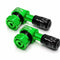 Procton 90 Degree Angled Motorcycle Valve Stem - Green