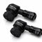 Procton 90 Degree Angled Motorcycle Valve Stem - Matte Black