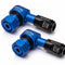 Procton 90 Degree Angled Motorcycle Valve Stem - Matte Blue