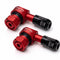 Procton 90 Degree Angled Motorcycle Valve Stem - Matte Racing Red