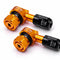 Procton 90 Degree Angled Motorcycle Valve Stem - Orange