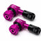 Procton 90 Degree Angled Motorcycle Valve Stem - Pink