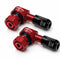 Procton 90 Degree Angled Motorcycle Valve Stem - Red