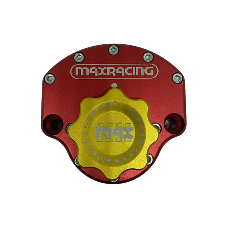 MaxRacing MAX20 Steering Damper - KTM - 350 XCFW Base Color: Red Regulator Color: Gold