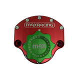 MaxRacing MAX20 Steering Damper - Yamaha - Ténéré 660 Base Color: Red Regulator Color: Green