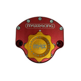 MaxRacing MAX10 Steering Damper - Honda - XRE 300 Fat Bar Base Color: Red Regulator Color: Orange