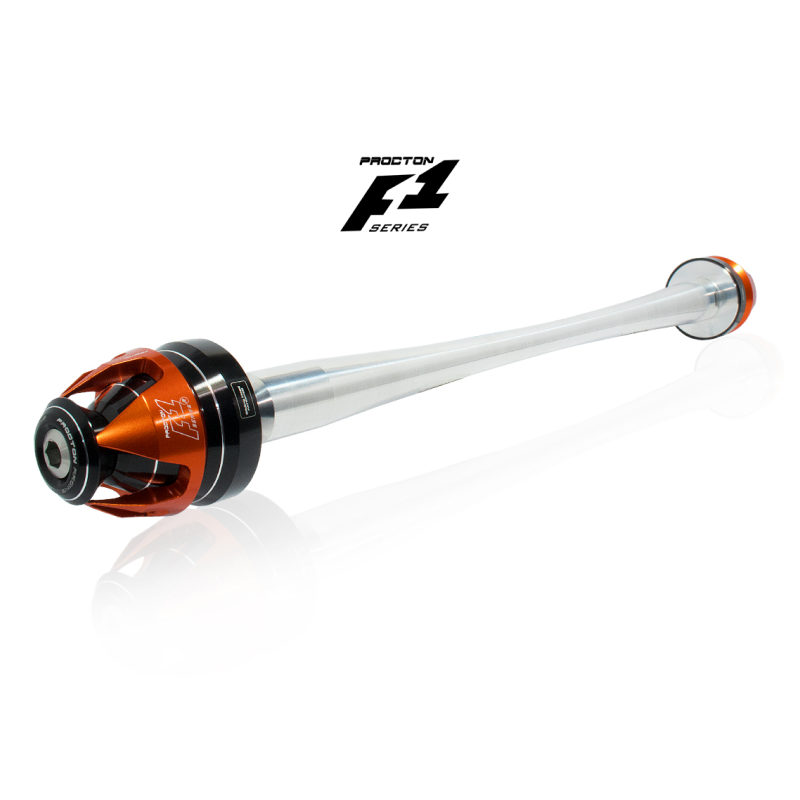 Procton F1 Rear Axle Slider - Suzuki - GSX-R 1000 (2018-up) | GSX-S 1000 Naked Color: Orange