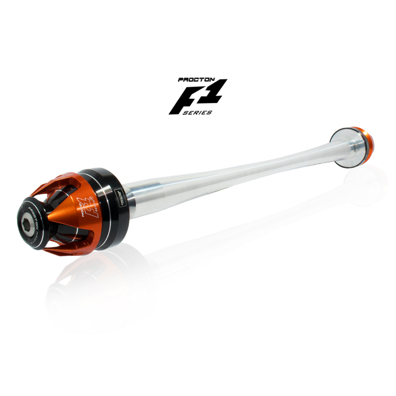 Procton F1 Rear Axle Slider - Kawasaki - ZX-6R 636 (2019-2024) Color: Orange