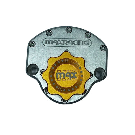 MaxRacing MAX20 Steering Damper - Suzuki - Bandit 1250 FA (1999 and Older) Base Color: Silver Regulator Color: Orange