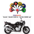 MaxRacing MAX20 Steering Damper - Suzuki - Bandit 1250 FA - Fat Bar (2000-up) Base Color: Black Regulator Color: Black