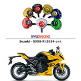 MaxRacing MAX20 Steering Damper - Suzuki - GSX8-R (2024-up) Base Color: Black Regulator Color: Black