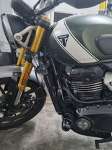 Triumph - Scrambler 400X / 400XC - Procton Racing Rotational Impact System – Frame Sliders F1