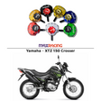 MaxRacing MAX10 Steering Damper - Yamaha - XTZ 150 Crosser Base Color: Black Regulator Color: Black