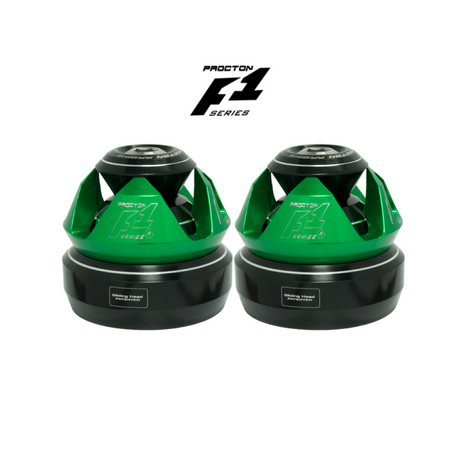 Procton F1 Front Axle Slider - Suzuki - SRAD 750/1000 (2013-up) | B-King/Hayabusa/Bandit 1250 Color: Green