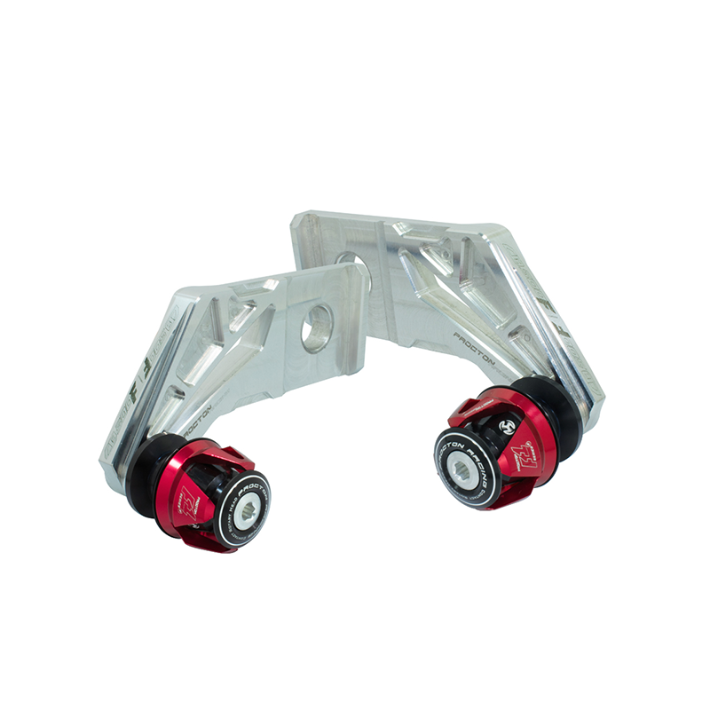 Procton F1 Swingarm Spools with Bracket - Honda - CB 500F/X (2020 and Newer) Color: Orange