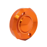 Procton Brake Fluid Reservoir Cap (2 Holes) - Kawasaki/Triumph Color: Orange