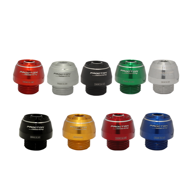 Procton Engine Oil Cap - Suzuki Color: Orange