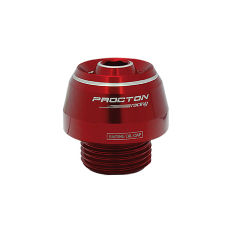 Procton Engine Oil Cap - Suzuki Color: Red