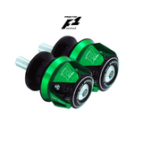 Procton F1 Swingarm Spools - Yamaha/Triumph Color: Green