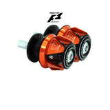 Procton F1 Swingarm Spools - Kawasaki - Ninja 300/250 Color: Orange