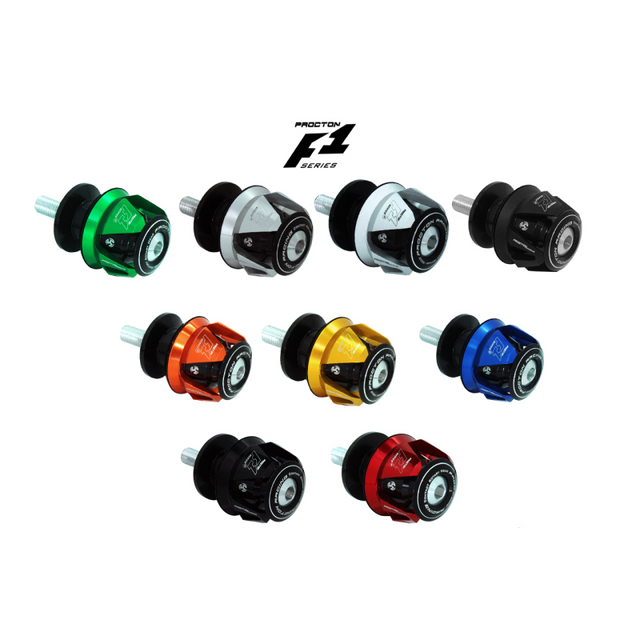 Procton F1 Swingarm Spools - Yamaha/Triumph Color: Orange